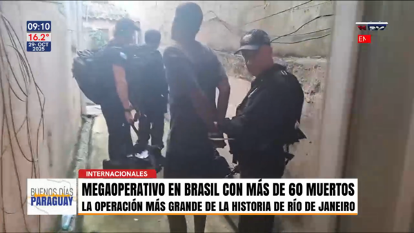 Megaoperativo en Brasil contra el Comando Vermelho