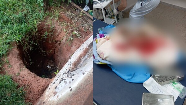 Encuentran a un recién nacido dentro de un pozo