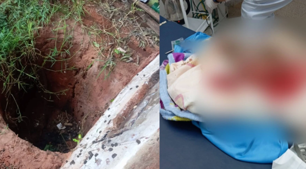 Encuentran a un recién nacido dentro de un pozo