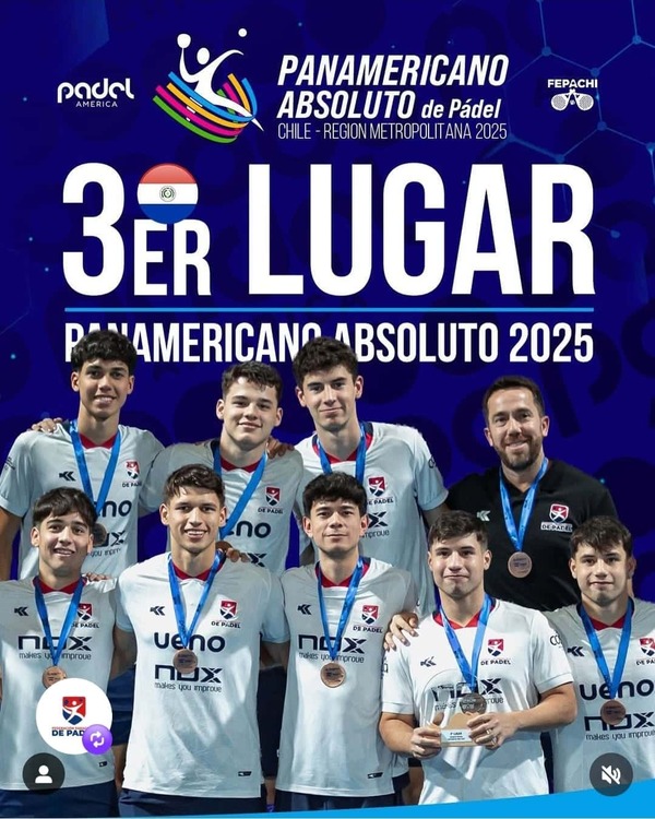 Team guaraní de padel regresa con bronce del continental de Chile - La Tribuna