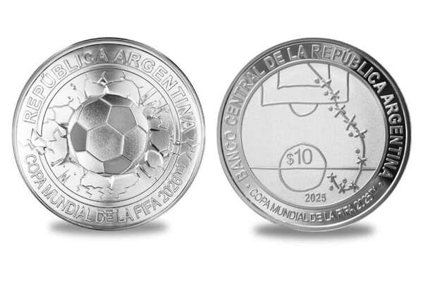 Argentina lanza moneda en homenaje a Mundial 2026 y a gol de Maradona contra Inglaterra - Fútbol Internacional - ABC Color