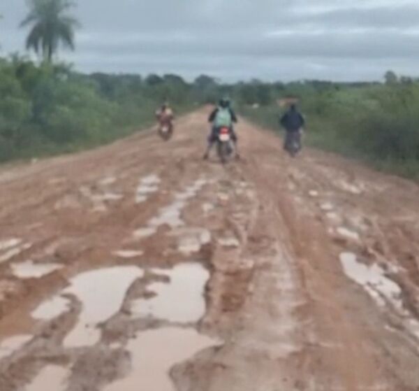 Lluvias dejan caminos intransitables en Curuzú Ñu - Concepción al Día