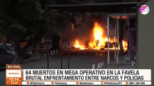 Brasil: Megaoperativo contra el Comando Vermelho deja 64 muertos