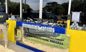 Cae camioneta paraguaya con arsenal y droga en Brasil: tres compatriotas detenidos - OviedoPress