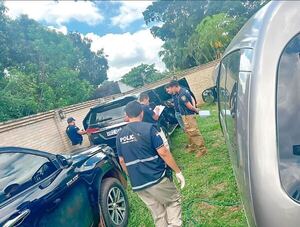 Vehículos recuperados en Luque por la Policía Nacional