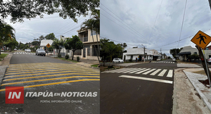 CARMEN DEL PARANÁ REFUERZA LA SEGURIDAD VIAL CON NUEVAS SEÑALIZACIONES