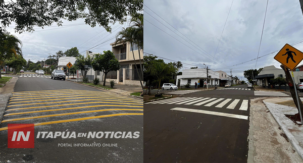 CARMEN DEL PARANÁ REFUERZA LA SEGURIDAD VIAL CON NUEVAS SEÑALIZACIONES