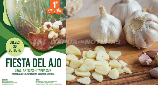 MAÑANA SE REALIZARÁ LA FIESTA DEL AJO EN EL DISTRITO DE GENERAL ARTIGAS
