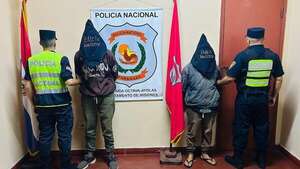 Detienen a dos personas por supuestos hurtos en Ayolas - Policiales - ABC Color