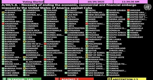 La Nación / Paraguay justifica su voto en la ONU: “El mal de Cuba es su régimen, no el embargo”, afirman