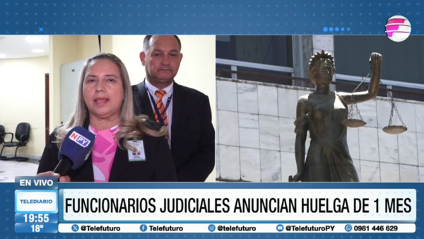 Anuncian huelga de 30 días en el Poder Judicial
