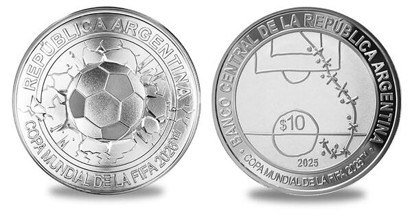 La Nación / Moneda en homenaje a gol de Maradona genera reacción negativa