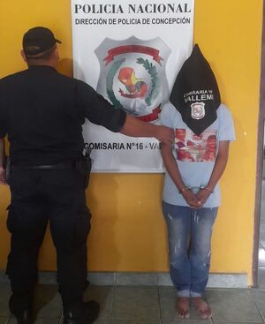 Aprehenden a hombre con amplio prontuario por intento de hurto en Vallemí - Concepción al Día