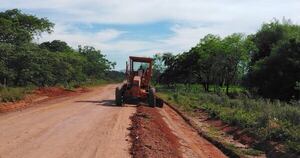 La Nación / Más de 1.500 familias de Guaira se vieron beneficiadas con la reparación de caminos
