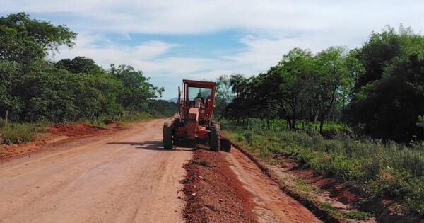 La Nación / Más de 1.500 familias de Guaira se vieron beneficiadas con la reparación de caminos