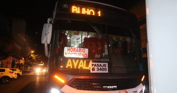 La Nación / Transporte nocturno: la línea B1 de la red Búho extiende su recorrido desde noviembre