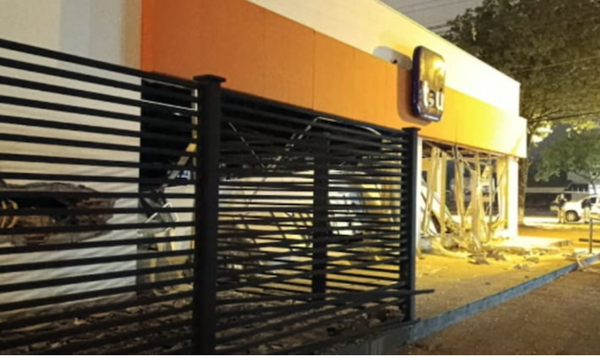 Banda criminal destruye banco con explosivos, usaron dron para vigilar la zona en Katueté - OviedoPress