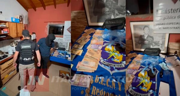 TRAS ALLANAMIENTO INCAUTARON DROGAS Y DETIENEN A JOVEN EN CNEL. BOGADO