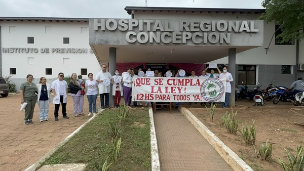 Médicos del IPS de Concepción exigen el cumplimiento de la ley de 12 horas universales - Concepción al Día
