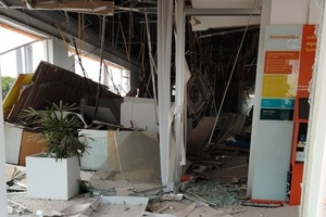 Fiscalía inicia diligencias tras robo con explosivos en sucursal del Banco Itaú