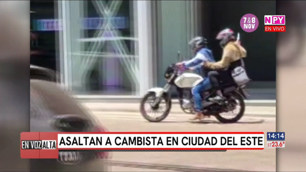 Violento asalto a cambista en Ciudad del Este