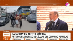 Paraguay en alerta por posible ingreso de células del Comando Vermelho