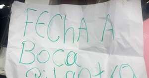 La Nación / Desconocidos disparan contra una vivienda de PJC y dejan panfleto de advertencia