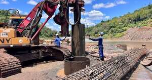 La Nación / CDE: continúa el avance de las obras para lo que será el puente más alto del país