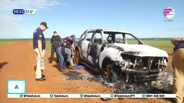 Alto Paraná: Hallan camioneta que habría sido utilizada por asaltantes de banco