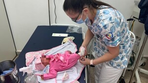 Luz, la beba del milagro, está cada día más fuerte en Caaguazú