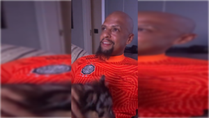 Felipe Melo se puso la camiseta de Olimpia para ver la remontada de Palmeiras