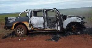 Diario HOY | Asaltantes incineran camioneta y huyen hacia estancia invadida