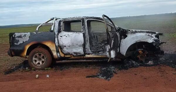 Diario HOY | Asaltantes incineran camioneta y huyen hacia estancia invadida
