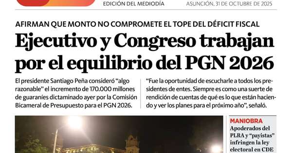 La Nación / LN PM: edición del 31 de octubre