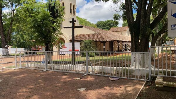 Vecinos creen que se busca plata yvyguy en santuario de Piribebuy