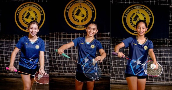 Tres jóvenes sanlorenzanas representarán a Paraguay en el Sudamericano Junior de Bádminton » San Lorenzo PY