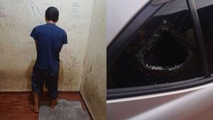 Intentó robar dentro de un vehículo y fue aprehendido en Encarnación