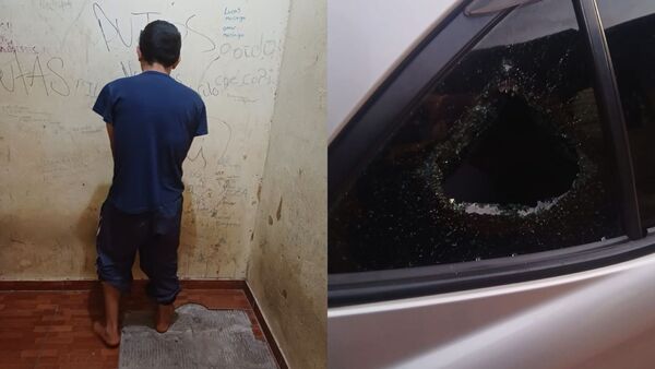 Intentó robar dentro de un vehículo y fue aprehendido en Encarnación