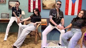 Popular / ¡Se disfrazaron de Nadia Ferreira y Marc Anthony!