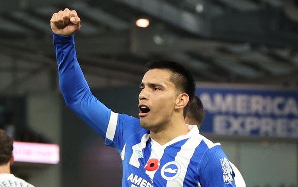 Diego Gómez rozó la calificación perfecta en el triunfo del Brighton