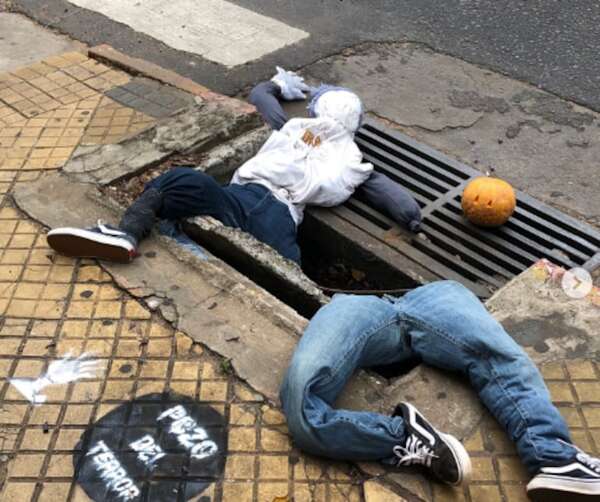 Señalizan “pozos del terror” en Asunción: exigen políticas de infraestructura urbana seguras - Nacionales - ABC Color