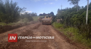 NUEVA ALBORADA AVANZA CON TRABAJOS DE MANTENIMIENTO VIAL EN LA RUTA 14