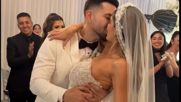 La "piedra en el zapato" no fue impedimento: Betha y Jorge se juraron amor eterno ante Dios