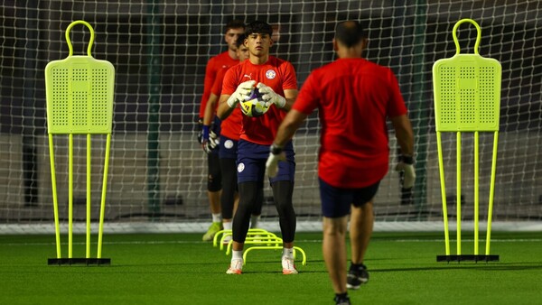 Primera práctica de la Albirroja en Catar