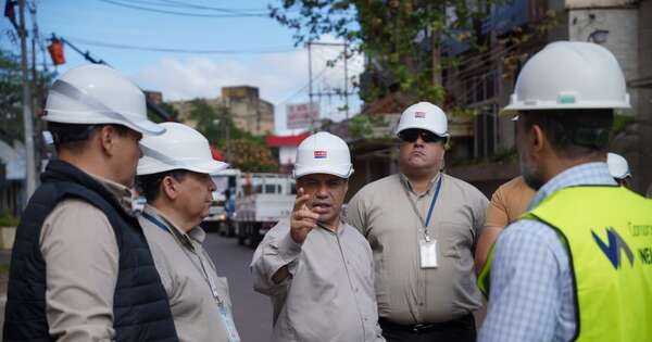 La Nación / Ande inició el plan piloto de limpieza de columnas en Ciudad del Este