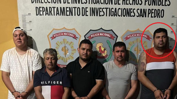 Largo, presunto jefe de sicarios, es capturado junto a gavilla integrada por un policía en San Pedro
