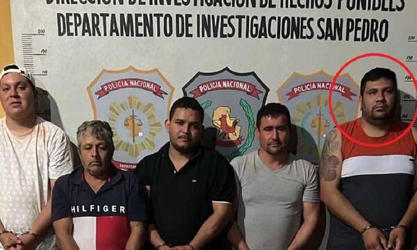 Largo, presunto jefe de sicarios, es capturado junto a gavilla integrada por un policía en San Pedro – Prensa 5