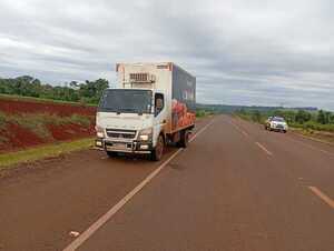 Asalto a camión transportador en San Rafael del Paraná