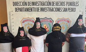 San Pedro: Cinco detenidos, entre ellos el presunto jefe de sicarios vinculado al homicidio del periodista Humberto Coronel - OviedoPress