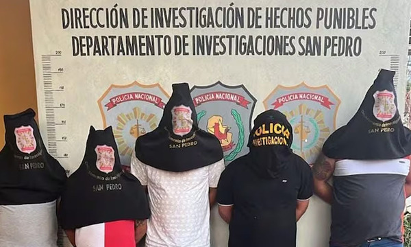 San Pedro: Cinco detenidos, entre ellos el presunto jefe de sicarios vinculado al homicidio del periodista Humberto Coronel - OviedoPress